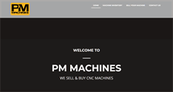 Desktop Screenshot of pmmachines.com