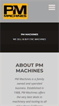 Mobile Screenshot of pmmachines.com
